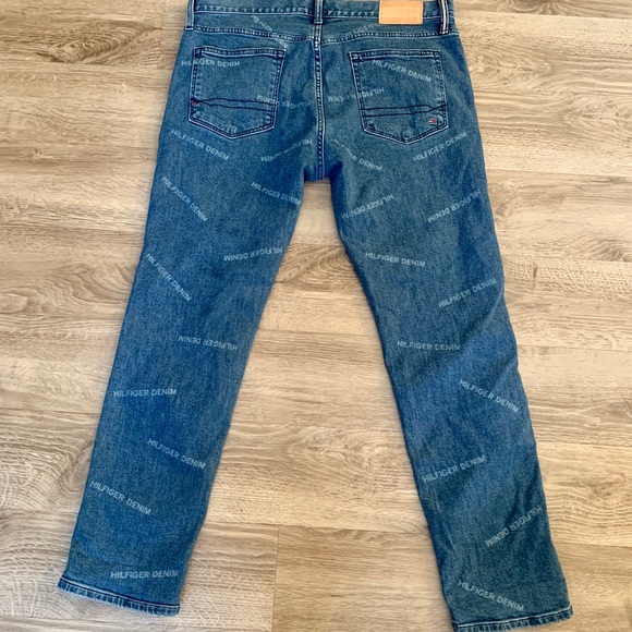 Tommy Hilfiger- Logo Jeans RARE Slim Straight Fit - Picture 4 of 8